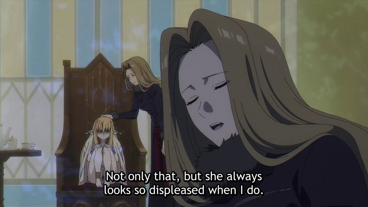 "I wont suffer headpats from the likes of you" The way Frieren says that to Methode is so funny, Fern is like tell em mom 😭, just to finally agree for a magic spell #フリーレン