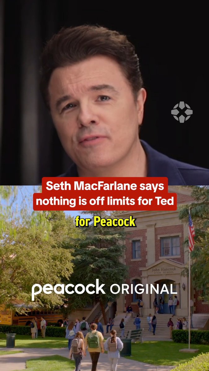 They have Netflix and Chill, we have Peacock and -- Just watch Ted Season 2, ok? You'll get it. #ted #sethmacfarlane #interview #familyguy