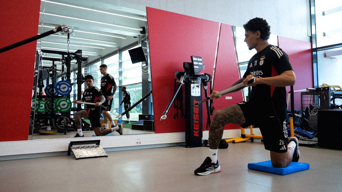Em preparação para o Clássico de domingo! 🔥