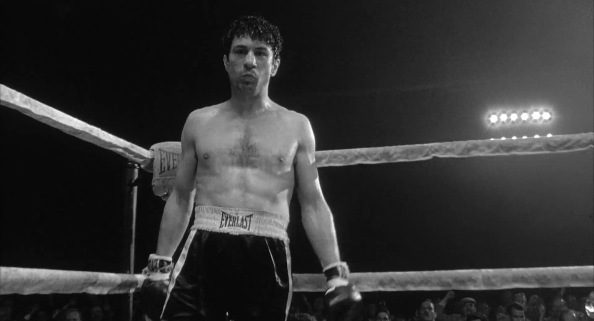 De Niro & Scorsese reach the pinnacle of their creative partnership in RAGING BULL (1980). Now streaming.