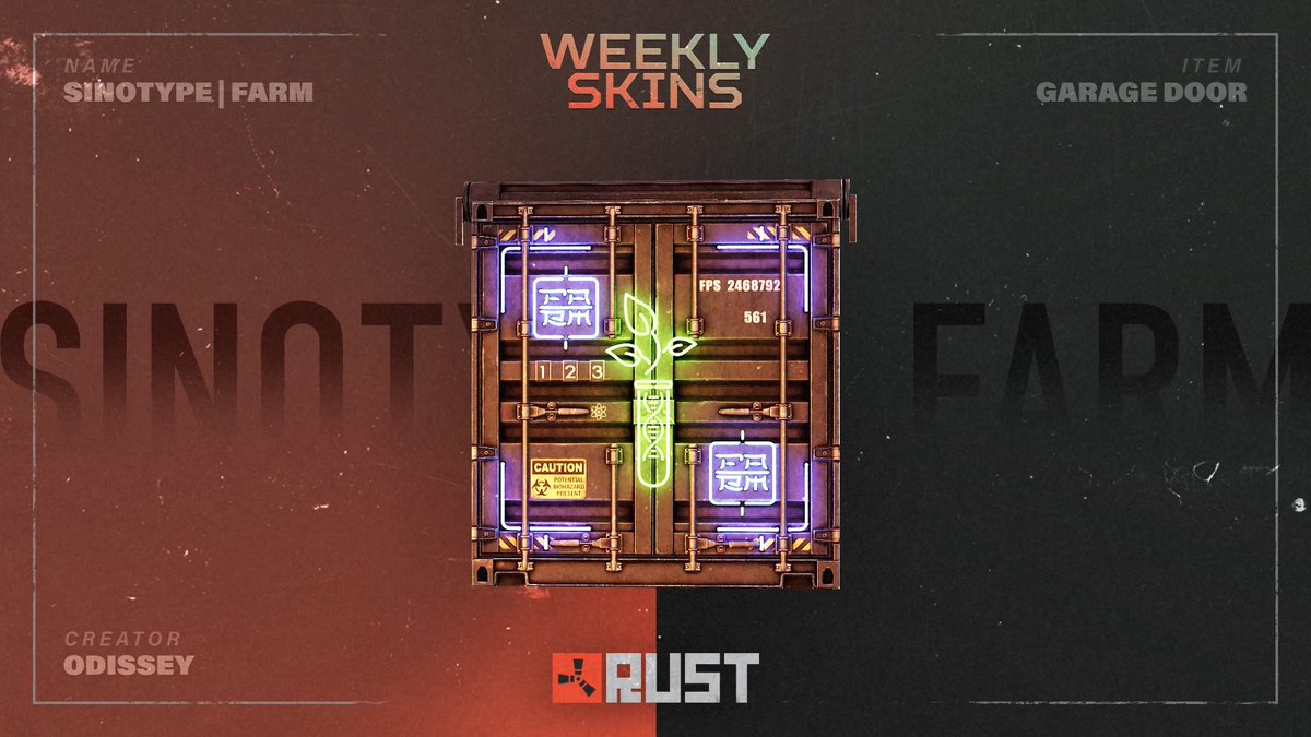 A fresh batch of community skins has just dropped! 🚪☢️👺 Available for a limited time only on the Steam Item Store. View the collection here: