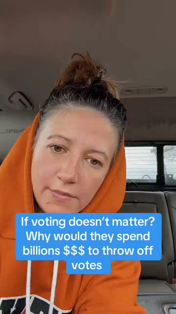 What if voting doesn’t matter matter and they are trying to convince us it doesn’t: my theory comes from wondering why they would spend billions of dollars on swaying the votes with illegals, dead ppl and scamming machines