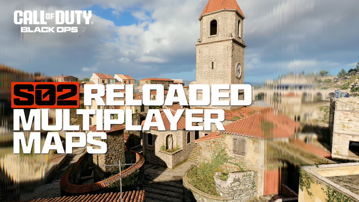 More maps. More mayhem. Season 02 Reloaded is coming in hot 👊 🛣️ Torque – High-energy chaos through a warped LA freeway 🏙️ Cliff Town – The BO2 classic “Yemen” rises above Avalon’s cliffs 🏰 Mission: Peak – 20v20 warfare through winding medieval streets 🛹 Grind – The skatepark showdown returns 🎯 Firing Range – Fan-favorite firefights with new Wall Jump routes