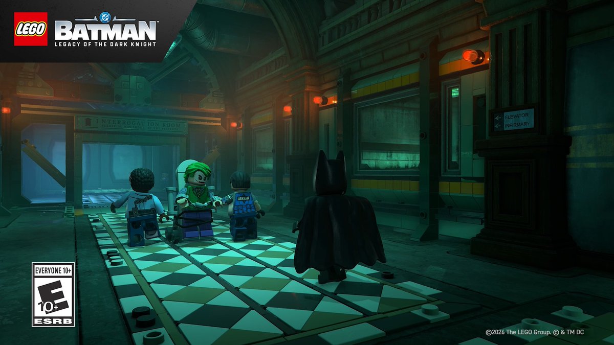Welcome back to Arkham Asylum. 🦇🃏 #LEGOBatmanGame