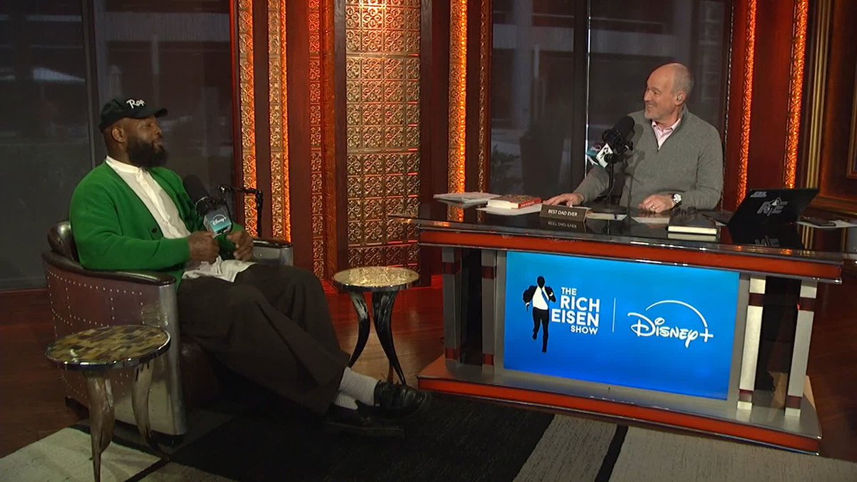 Yesterday Martellus Bennett stopped by the studio to tell us all about his new animated series, Disney+'s "Hey AJ" (he's also Executive Producer &amp; voice of the father). The former Super Bowl Champion also shared this amazing story from his time w/ Belichick, Brady &amp; #ThePatriots!