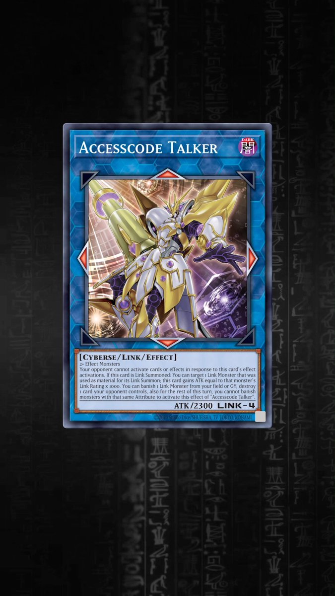 Dive into the digital domain as we talk about one of the most exciting monsters in somewhat recent Yu-Gi-Oh! history – Accesscode Talker! Learn more about this monster in History of the Card. #YuGiOhTCG