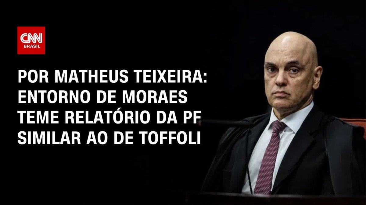 Caso Master: Entorno de Moraes teme relatório da PF similar ao de Toffoli; assista #CNN360º