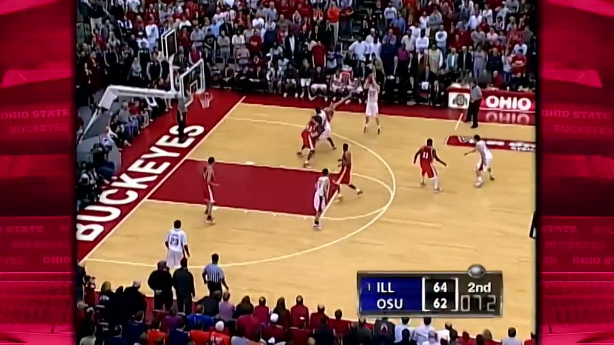 SYLVESTER‼️ 😱 #OTD in 2005, Matt Sylvester's late dagger helped Ohio State Hoops hand No. 1 Illinois its first loss of the season.