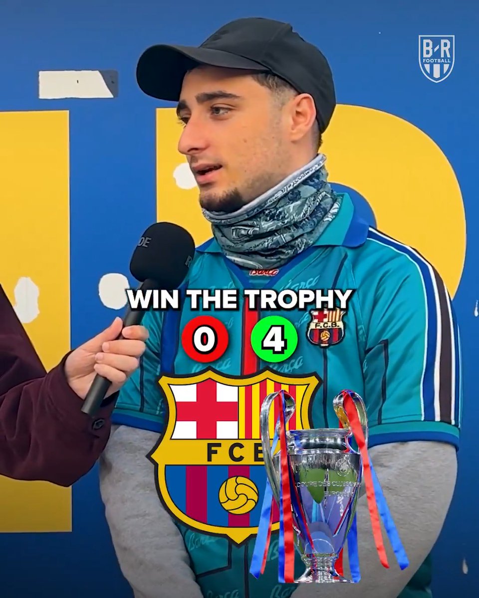 Barcelona fans like their chances of winning the Champions League this season 💭🏆 (w/ Andrés Arencibia 🇮🇨🗞️)