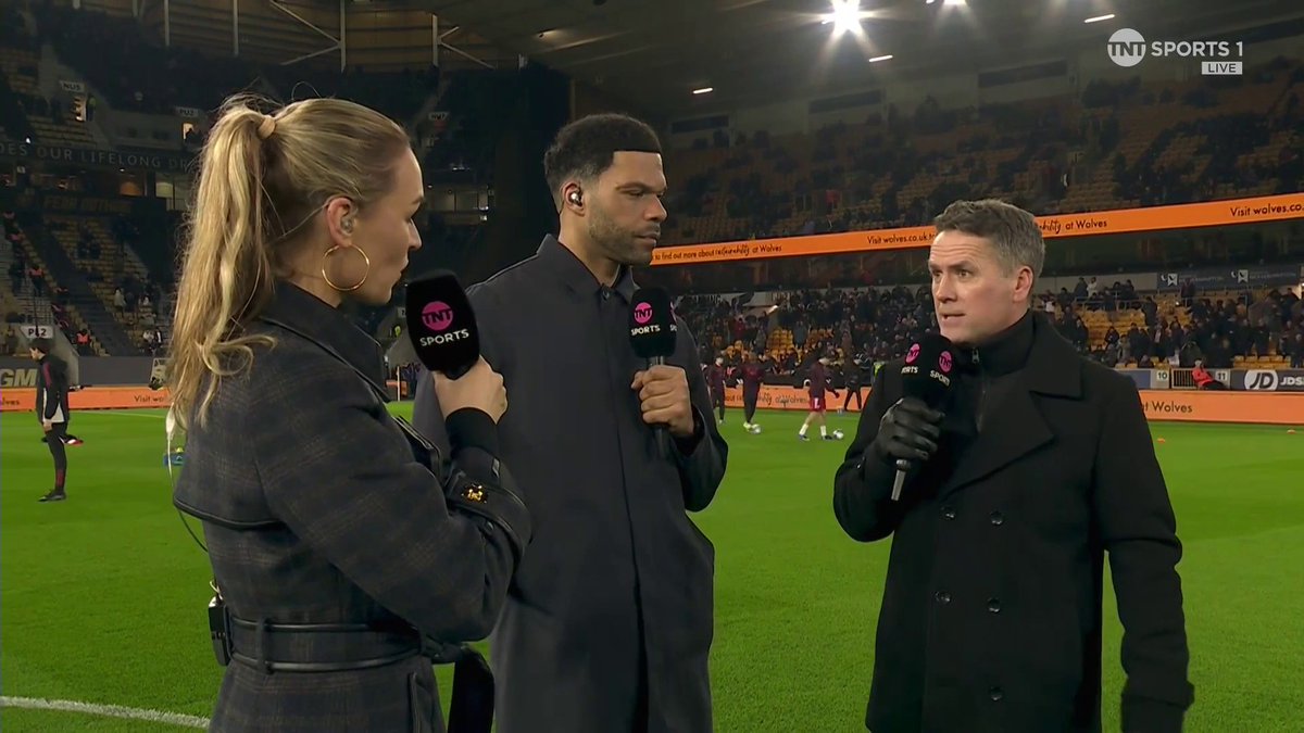 "It's a different kettle of fish starting a game, to coming on for 10 minutes" 💥 Michael Owen & Joleon Lescott chat about young Liverpool starlet Rio Ngumoha and his push for the 1st XI. 🎙️ Laura Woods | 📺 TNT Sports & discovery+ UK