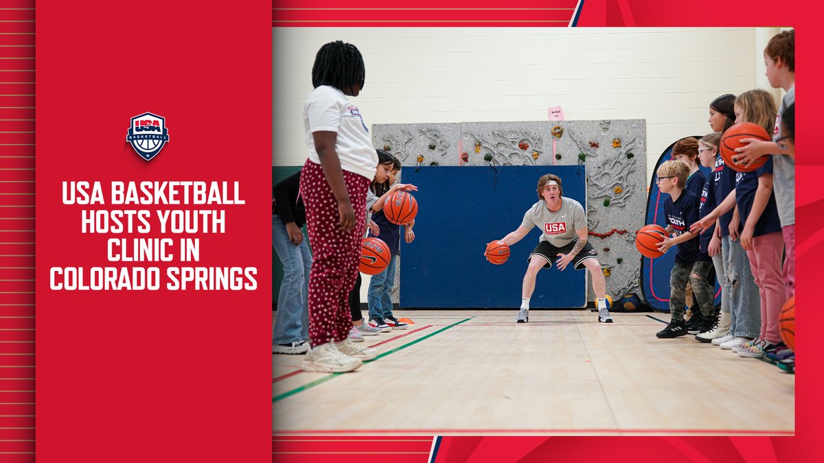 This is core to what we do. Basketball is for life & we always keep it fun! 🎥 Soaking up the joy of the game with the kids of Webster Elementary in Colorado Springs! 🇺🇸 🏀