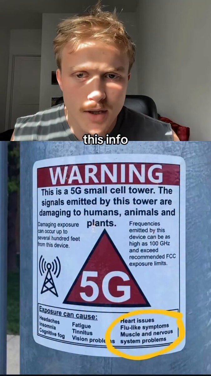 “There are certain health risks associated with 5G towers - and in 1978 - they made it illegal to put lead in paint” It’s amazing that people just accepted millions of these towers being erected next to their homes in every corner of the country, without even contesting them.