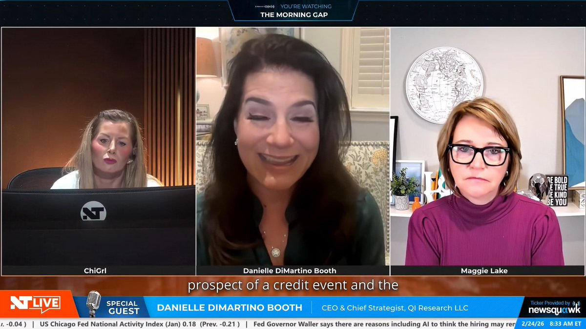 "The cockroaches are beginning to emerge." Danielle DiMartino Booth on the early warning signs of a potential credit event nobody's talking about.