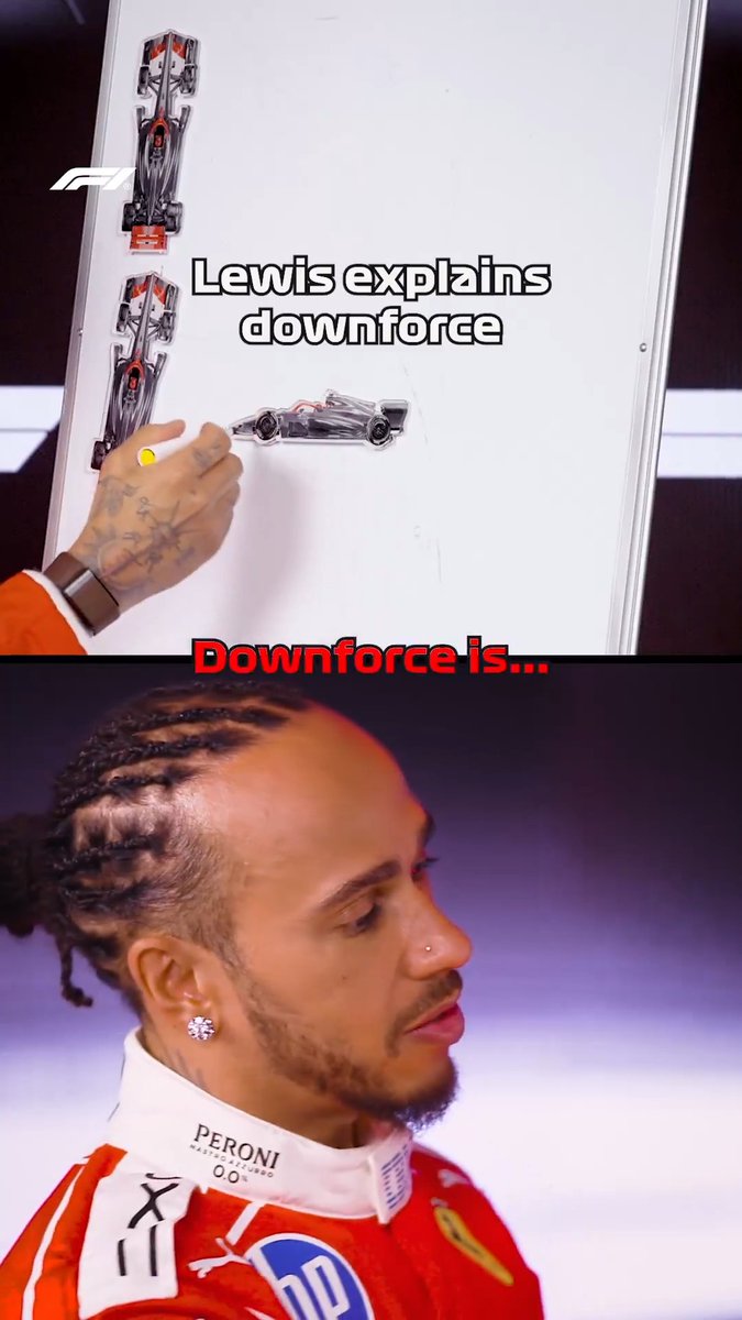 What is downforce? Let Lewis explain 👇 #F1 #AusGP