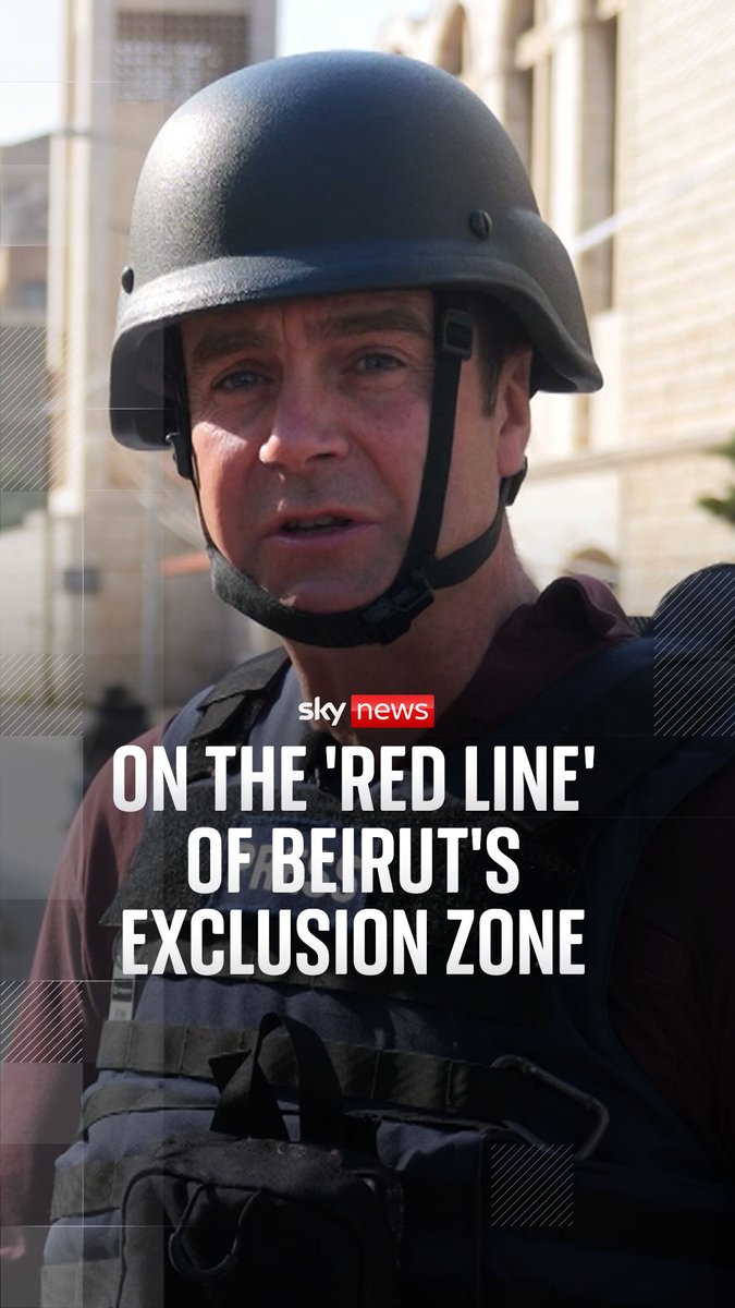More than 95,000 people have evacuated southern Beirut as the city is rocked by heavy strikes. Sky's John Sparks is on the ground in Beirut ⬇️ Latest 🔗