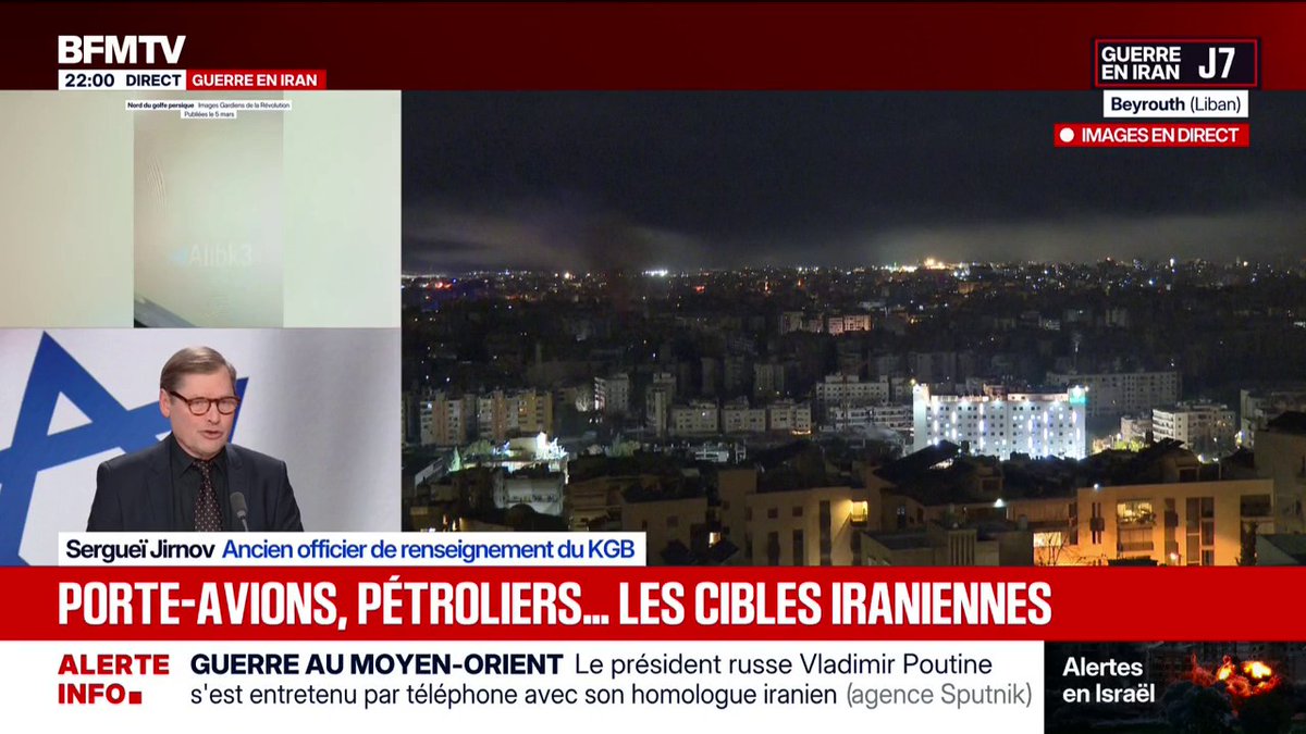 Iran: [Vladimir Poutine] agit beaucoup en coulisses [...] il était choqué de la mort d'Ali Khamenei", explique Sergueï Jimov, ancien officier de renseignement du KGB
