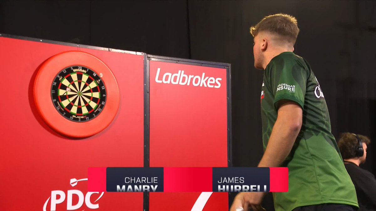 Words exchanged 😤 Charlie Manby and James Hurrell had to be separated by the referee at the UK Open Watch it live on ITV4 📺