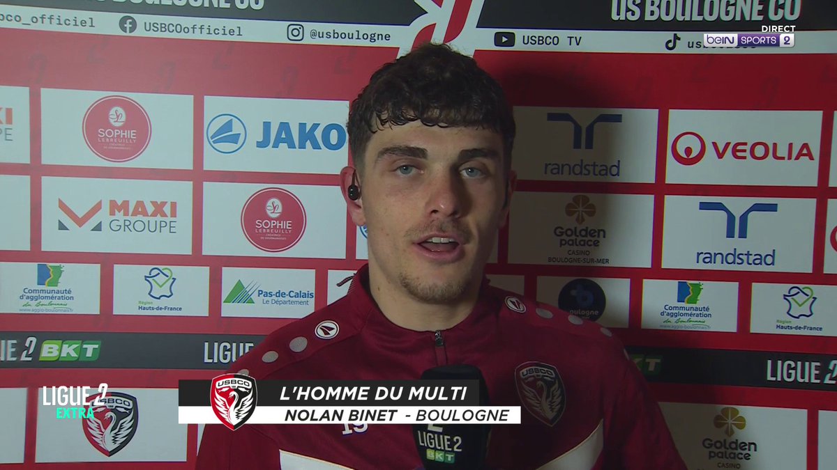 [📺LIVE] 🇫🇷#beINLIGUE2 ⚽ L'homme du multi est Nolan Binet (USBCO) ! #Ligue2BKT