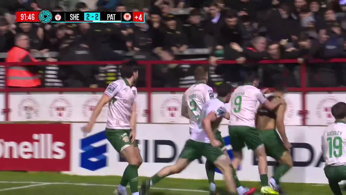 Tolka has been silenced! 😶 Max Mata wins it for St Pats.