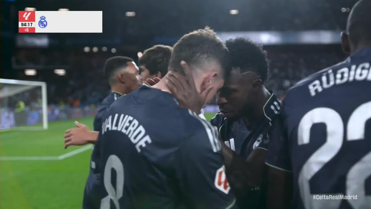 REAL MADRID WIN IT LATE INTO STOPPAGE TIME ๐ฟ VALVERDE'S STRIKE TAKES A WICKED DEFLECTION BUT FINDS THE NET!!
