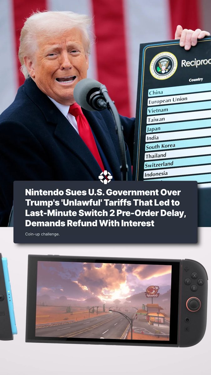 Nintendo wants its money back after the U.S. Court of International Trade ruled that companies are entitled to refunds from the tariffs that led to the Switch 2's delay last year.