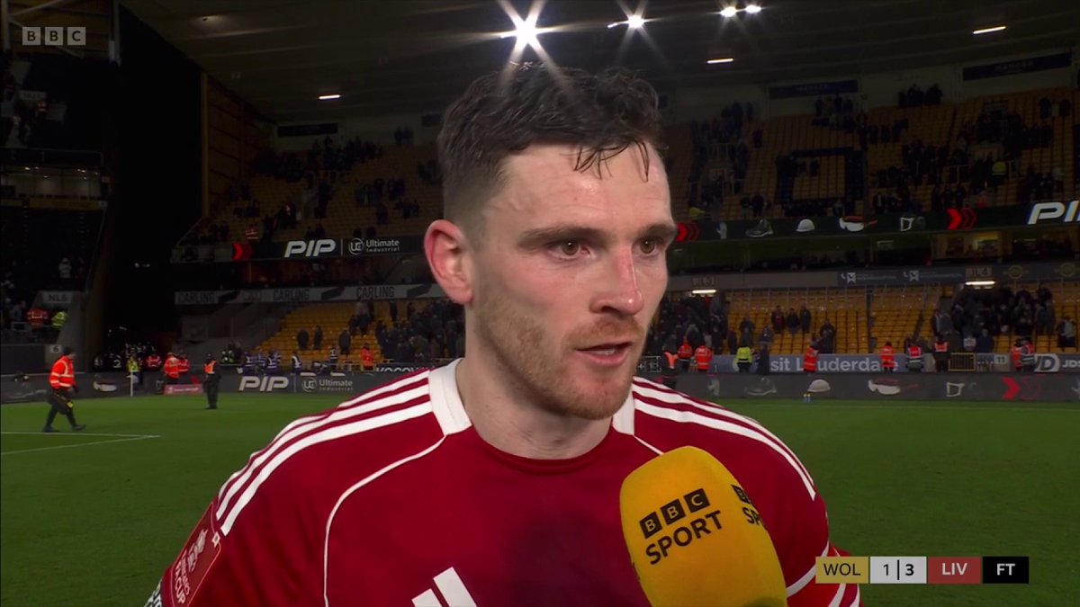 "I'm not sure I've got a point to prove in a Liverpool shirt." Andy Robertson is asked about his lack of game time for Liverpool this season 🗣️