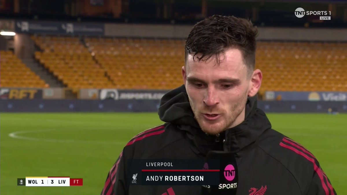 "He's got everything in his toolbox to have a great career" 👀 Goalscorer Andrew Robertson discusses his goal and assist in tonight's win, and the exciting future of Rio Ngumoha 🔥 🎙️ Laura Woods | 📺 TNT Sports & discovery+ UK