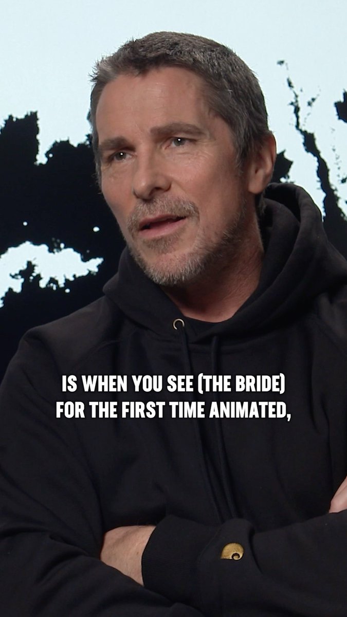 Christian Bale breaks down his character Frank's reaction to seeing #TheBride for the first time.