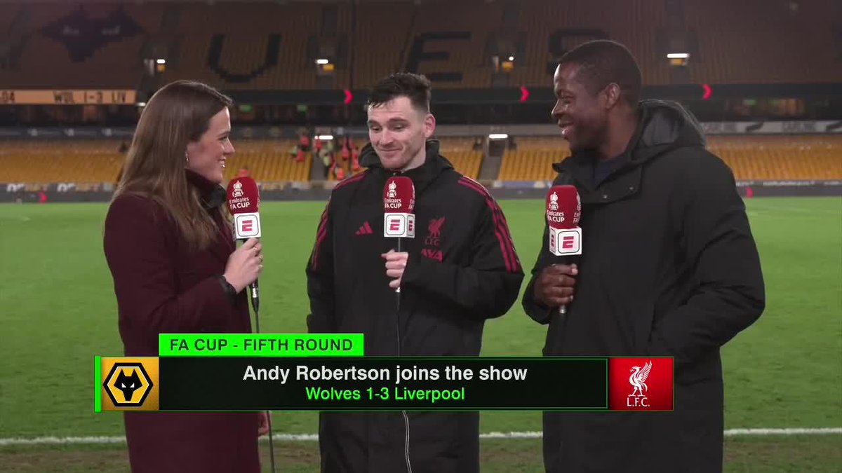 Andy Robertson joins the show after a bounce back win from Liverpool in the FA Cup 👏