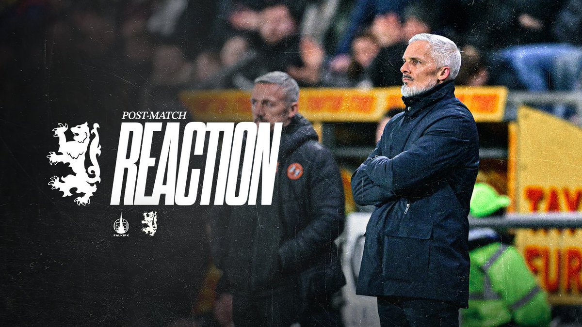 🗣️ #DUFC Manager Jim Goodwin reflects on this evening's Scottish Gas Scottish Cup exit at The Falkirk Stadium
