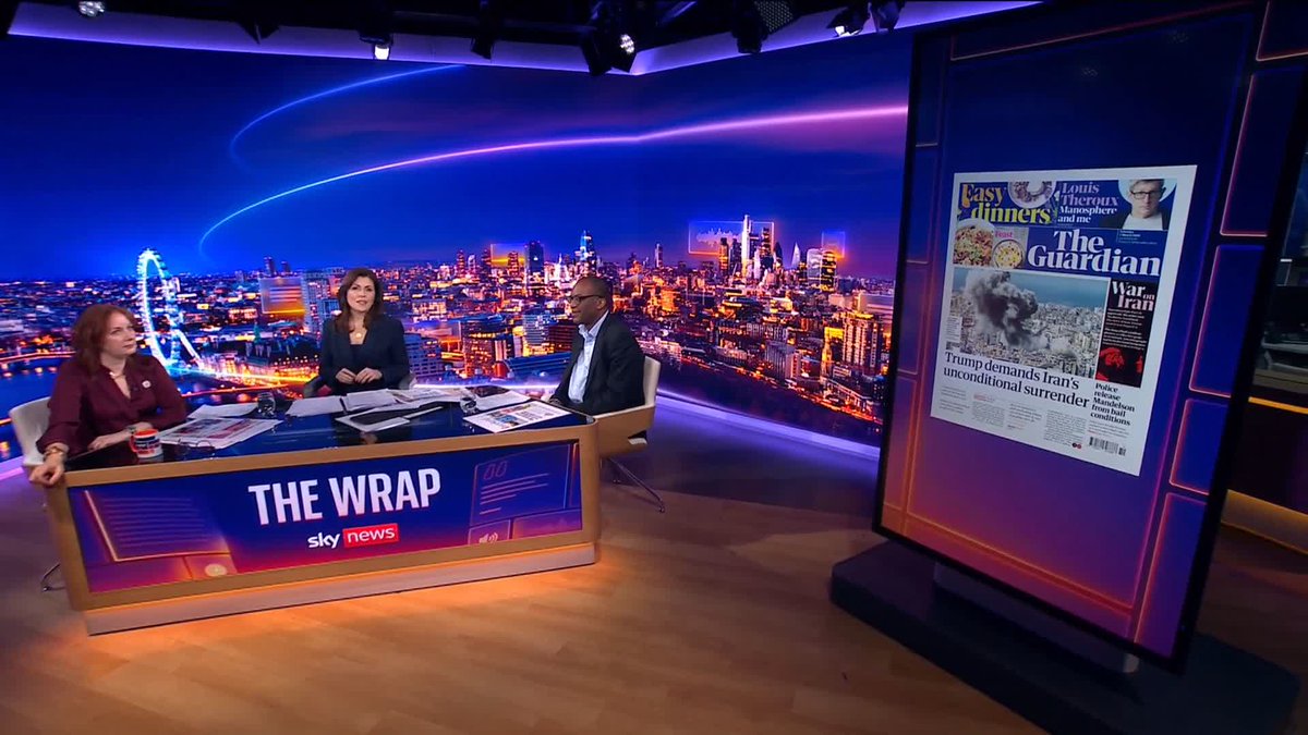 What's on Saturday's front pages? 📰 Sky's Barbara Serra takes a first look at tomorrow's top stories with investigative journalist @FleetStreetFox and former chancellor Kwasi Kwarteng on The Wrap. Read more ➡️ 📺 Sky 501, Virgin 602 and YouTube