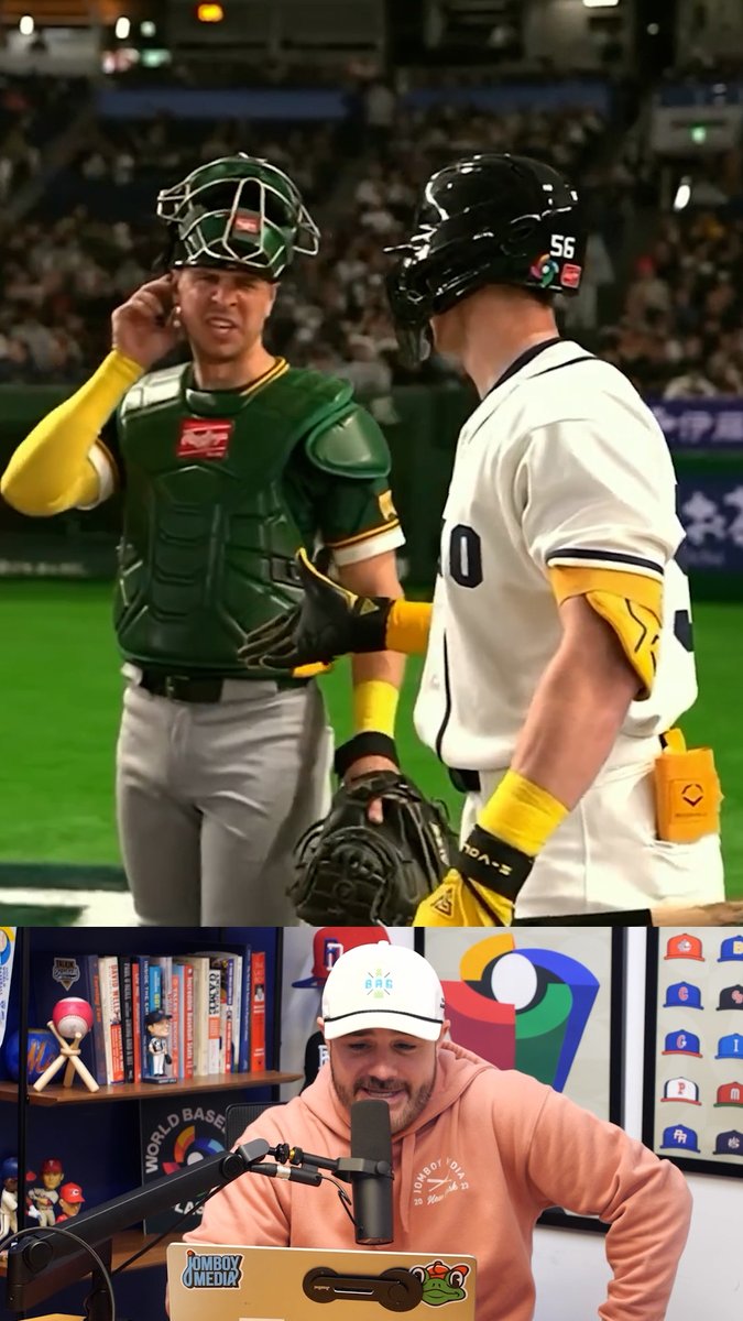 Australia's catcher prefers not to shake hands with opponents because he wants to maintain his competitive edge, a breakdown
