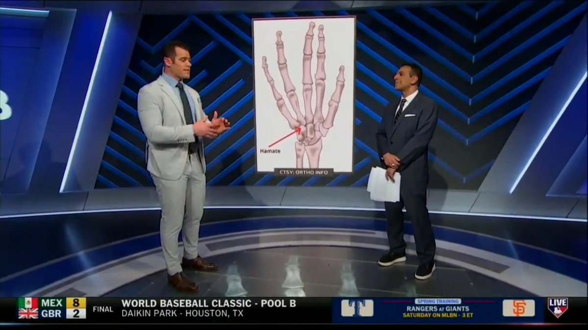 What's it like to recover from hamate bone surgery? As a former player whose experienced the injury, Anthony Recker shares insight into the process. #MLBTonight