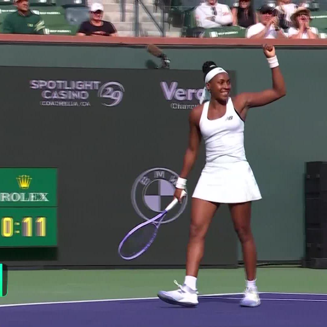 Take a bow, Coco Gauff! #TennisParadise