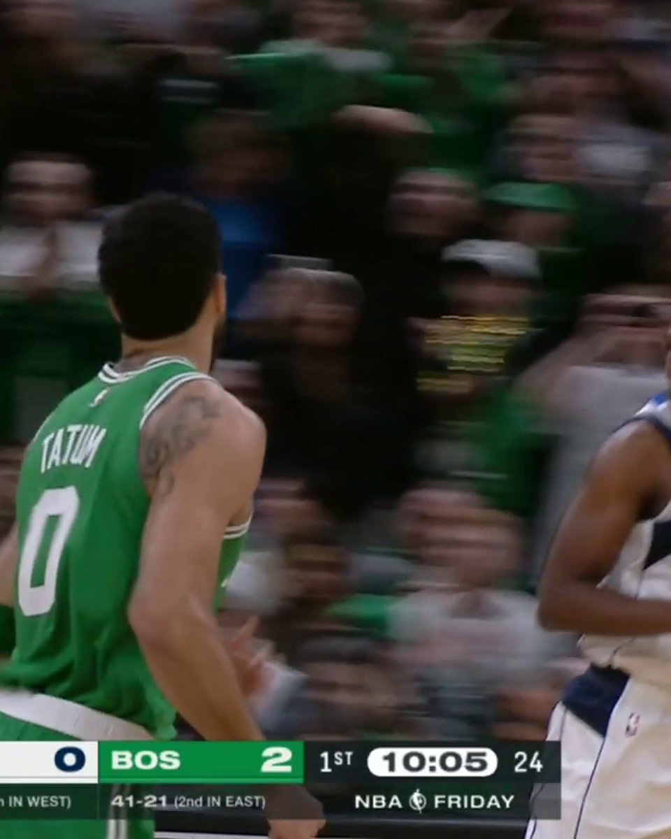 Jayson Tatum was the most bet player to score the first point in Mavs-Celtics 😳 DraftKings Sportsbook At least the assist was clean 😅