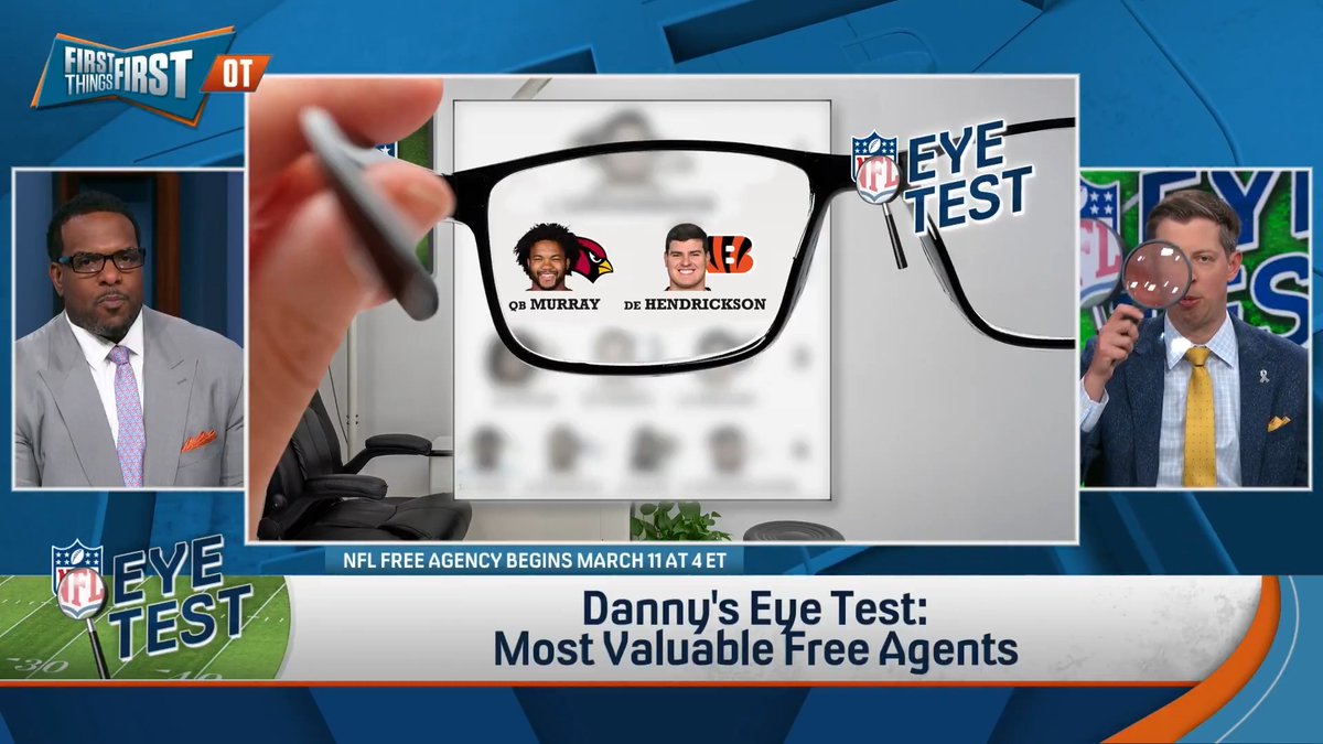 Who’s going to make the biggest impact in free agency? Danny Parkins uses his eye test to answer 👀🔎 “Kyler Murray and Trey Hendrickson. I think Kyler Murray’s gonna be a Viking…Hendrickson gets to finally be a mercenary.“