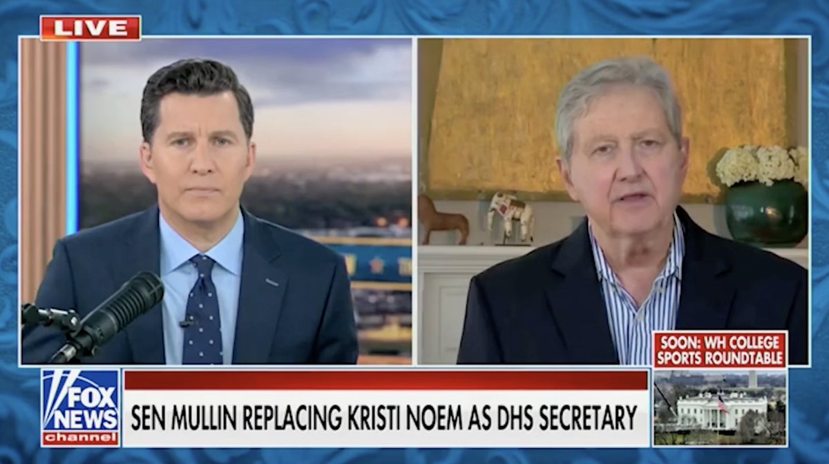 I want to thank Secretary Noem for her good work in executing the President’s policy and securing the southern border.