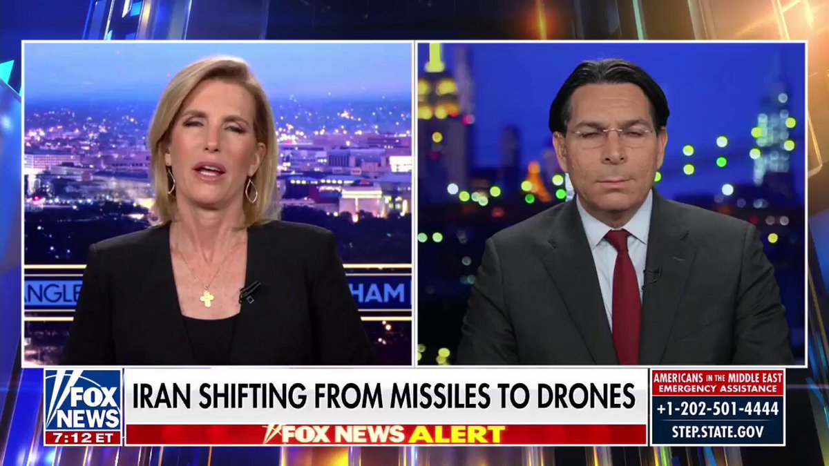 Iran’s last card? DRONES. Danny Danon 🇮🇱 דני דנון: “To produce a drone it's very easy, very cheap.” “But if we continue attacking their capabilities and control the airspace, it will be very hard for them to launch drones.”