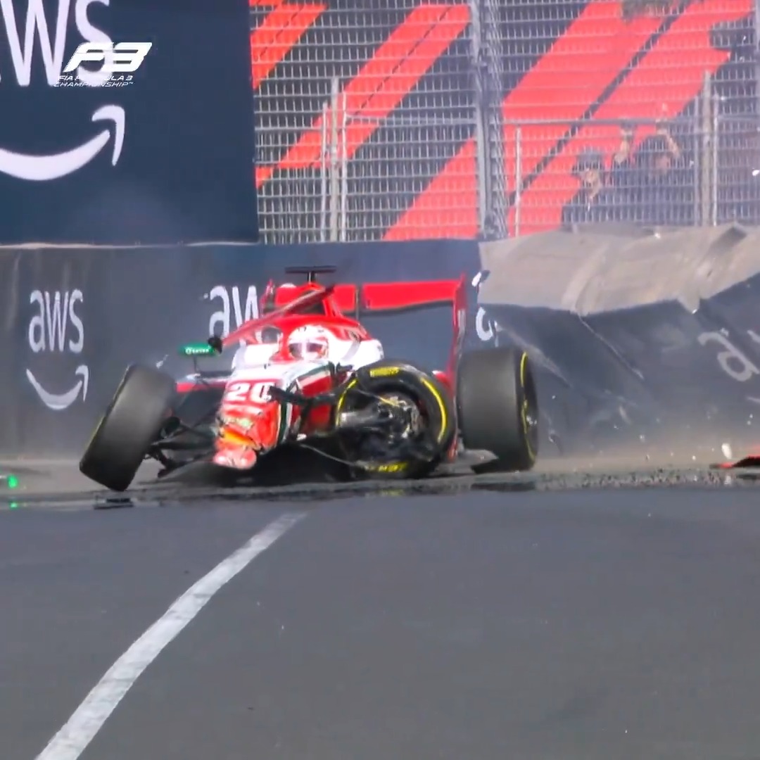 What's rule one of racing your teammate? 😬 The incident that brought the opening Sprint Race of 2026 to an early conclusion ❌ #F3 #AusGP