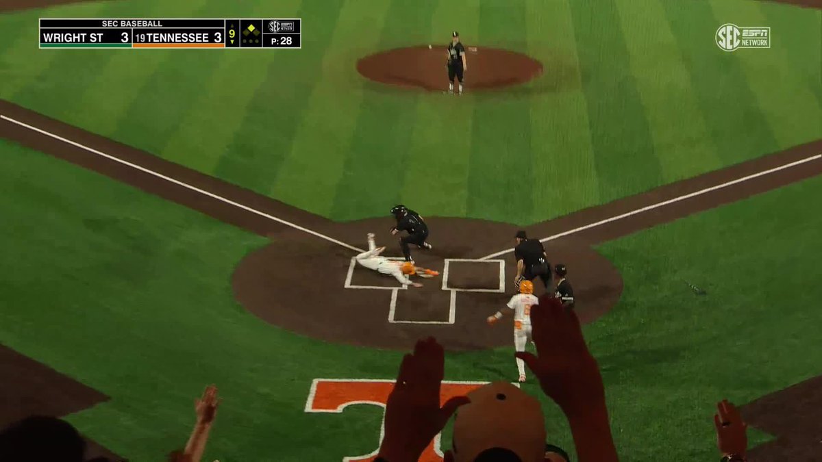 The fake bunt walk-off was a beautiful call