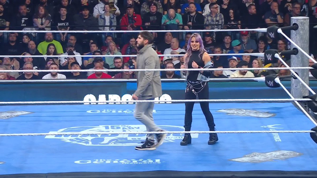 Oh that's not... Well, Johnny Gargano wanted a match 🤷 Oba Femi wwe