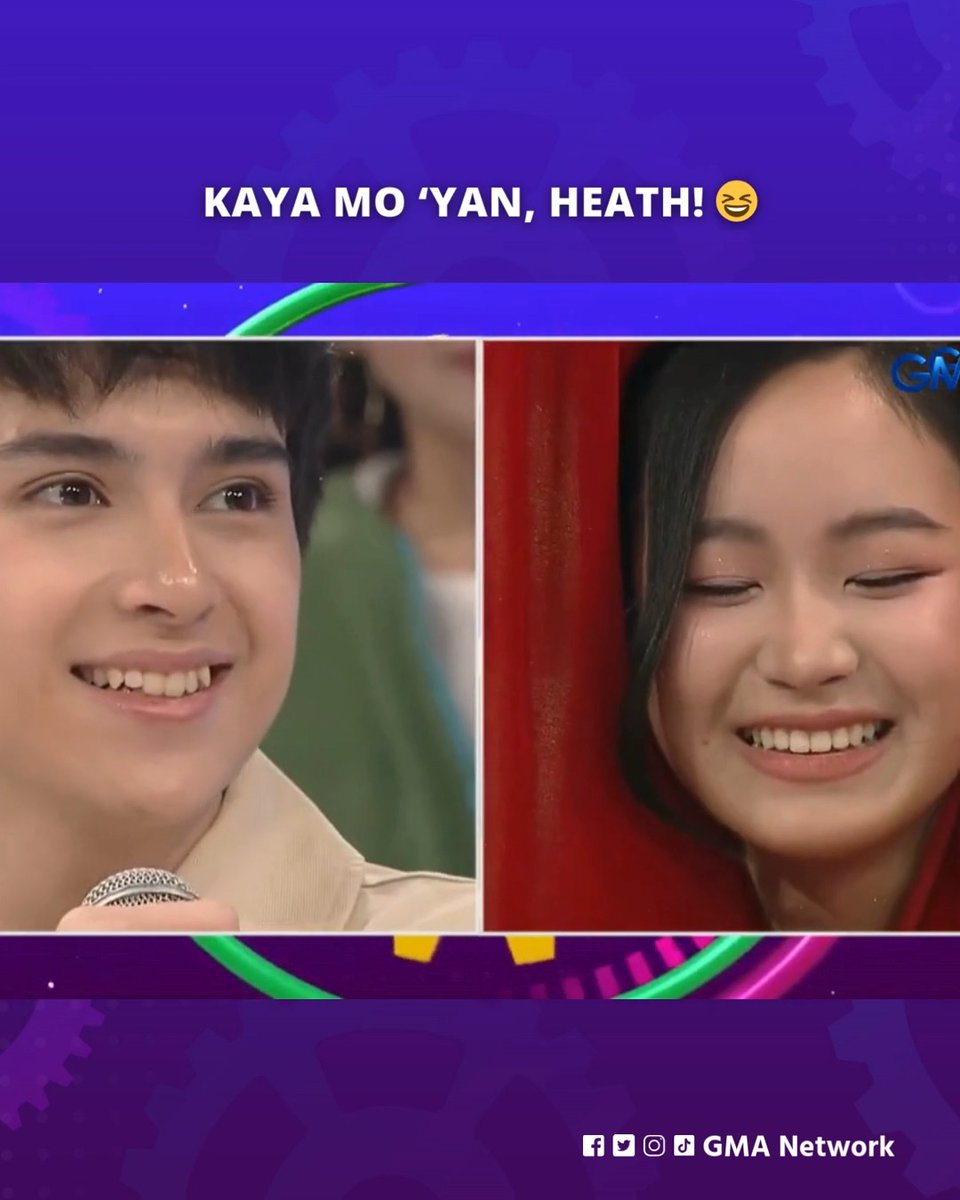 #KapusoFeels: ANG CUTEEE!!! 😆 #TiktoClock | For more Kapuso Feels, visit: