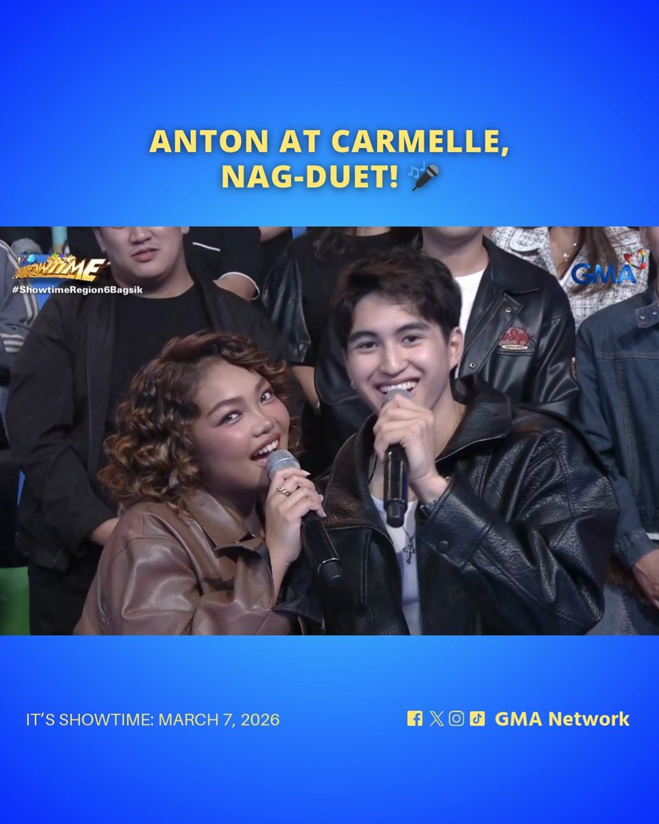 #ItsShowtime #Highlights: #AntonVinzon at #CarmelleCollado, inawit ang kantang “Araw-Gabi.” 🥰 Watch #ItsShowtime every 12:00 p.m. from Monday to Saturday on GMA. For more videos, visit: Watch the full episodes of your favorite GMA shows on the new GMA Play app. Download now on Google Play and App Store. Also available on and Android TVs!