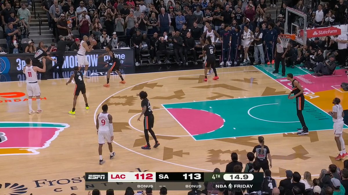 É praticamente impossível explicar o que aconteceu no final de Spurs x Clippers