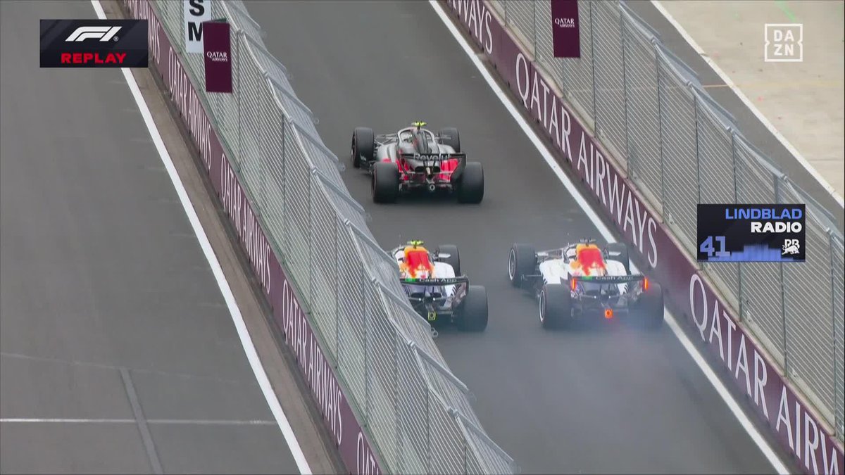 Lindblad, a punto de tener un accidente de los gordos en la entrada a boxes 😱😱 #AustraliaDAZNF1 🇦🇺