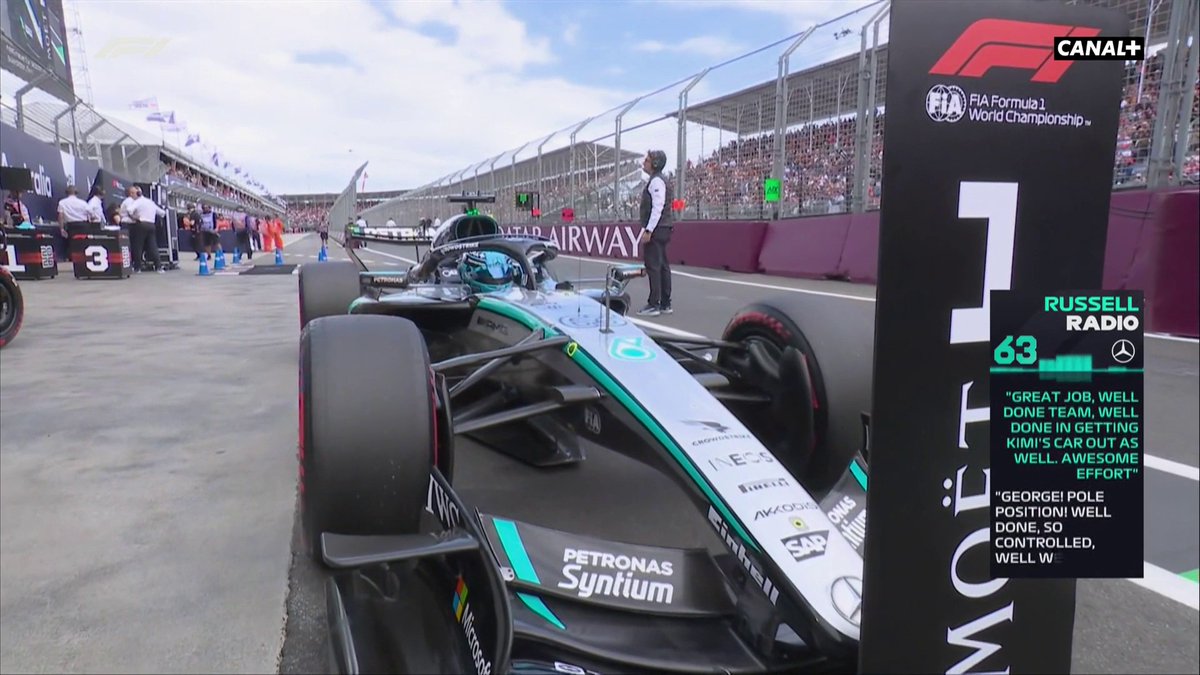 POLE POSITION DE GEORGE RUSSELL À MELBOURNE 💥 #AusGPGP #F1