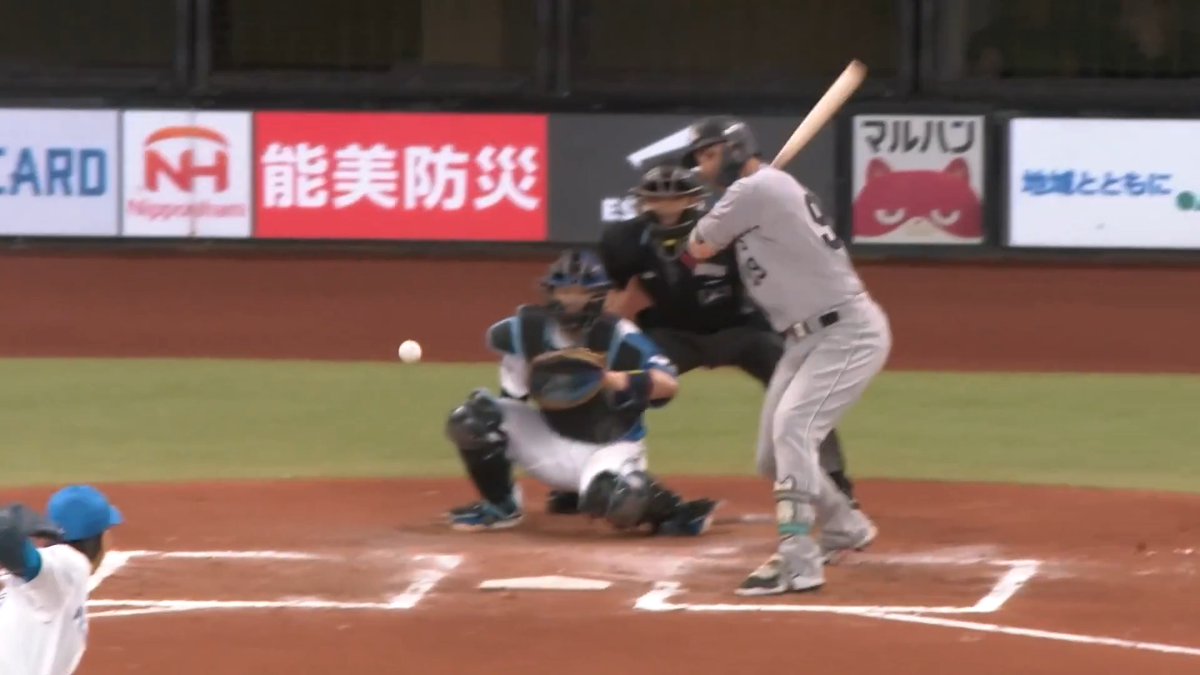 スタンド上段へ‼️ 千葉ロッテ キャプテン ソト 選手のOP戦第1号2ランホームラン🌈 👇ライブ配信はこちら