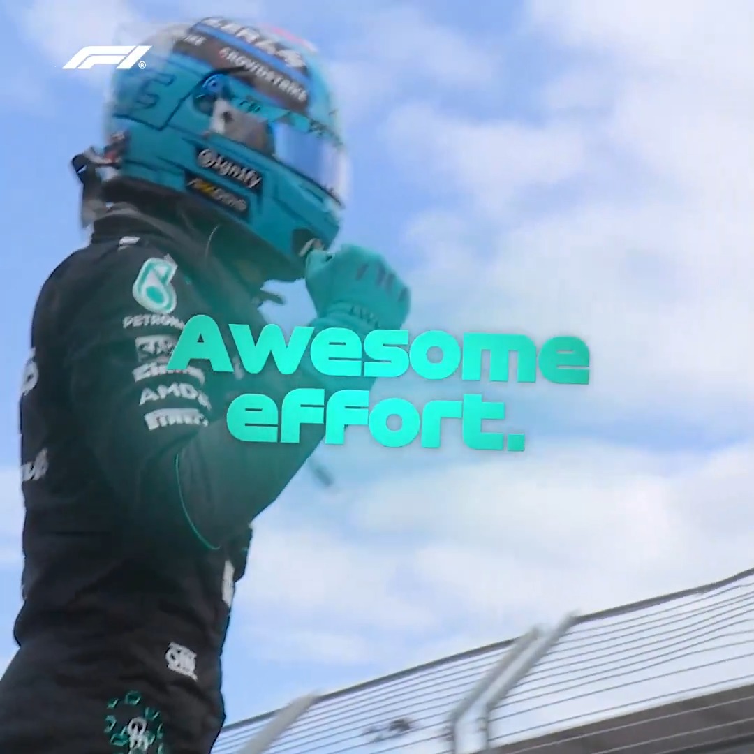 A "fair dinkum" lap indeed! 😅 What a Qualifying from George Russell and Mercedes 👏 #F1 #AusGP