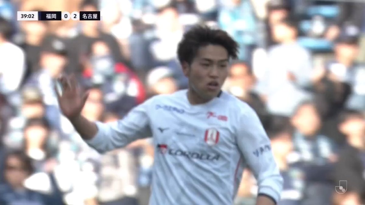 🎦 ゴール動画 🏆 明治安田Ｊ１百年構想リーグ 地域リーグラウンド 第5節 🆚 福岡vs名古屋 🔢 0-3 ⌚️ 40分 ⚽️ 木村 勇大（名古屋) #Ｊリーグ