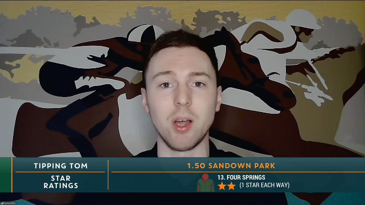 💷🏇 Tipping Tom with his pick for today💷🏇 1.50 Sandown Four Springs (1 ⭐️ each way) #ITVRacing | Tom Collins